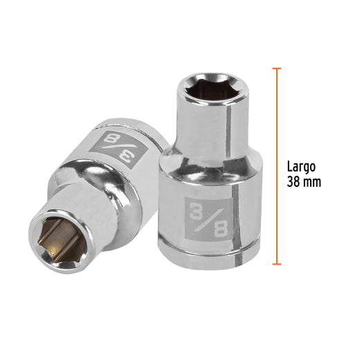 Dado de 6 Puntas 3/8" D-5412-H
