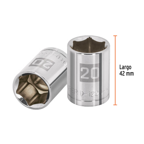 Dado de 6 Puntas 20 mm D-5420-M - Alta Precisión y Durabilidad