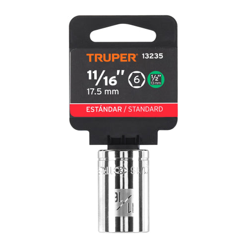 Dado de 6 Puntas 11/16" D-5422-H | Resistencia Superior