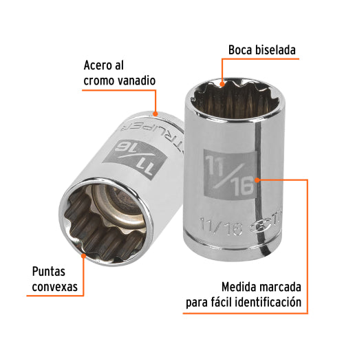 Dado de 12 Puntas 11/16" D-5422