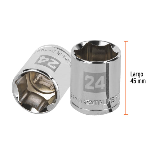 Dado de 6 Puntas 24 mm D-5424-M