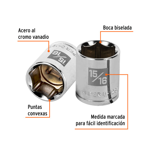 Dado de 6 Puntas 15/16" D-5430-H