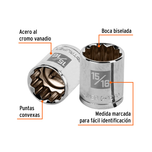 Dado de 12 Puntas 15/16" D-5430