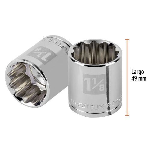 Dado de 12 Puntas 1-1/8" - Alta Resistencia y Durabilidad