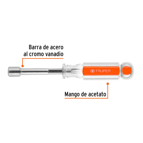 Desarmador DJ-3/8: Acero al Carbono y Ergonomía Premium