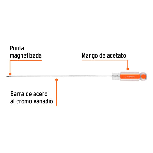 Punta Magnetizada Cromo-Vanadio - Herramienta de Precisión