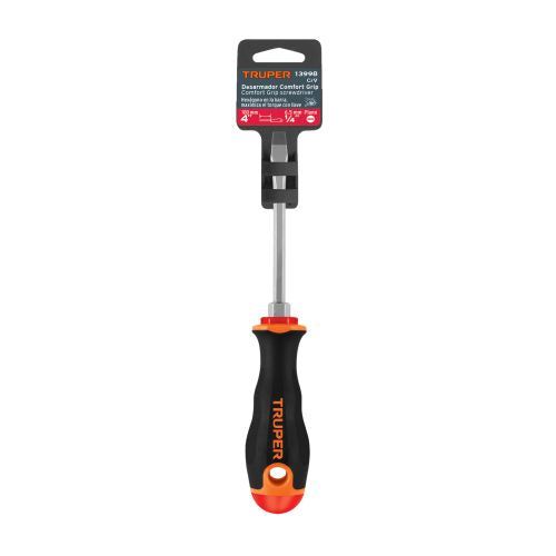 Desarmador Plano DR-1/4X4B - Puntas Magnetizadas y Mango Comfort