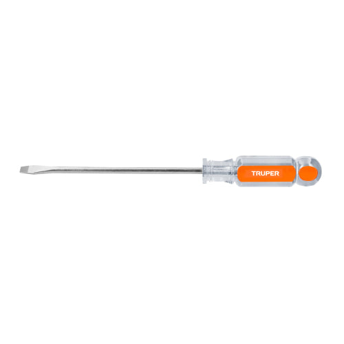 Desarmador Plano DR-1/4X6: Punta Magnetizada y Durabilidad
