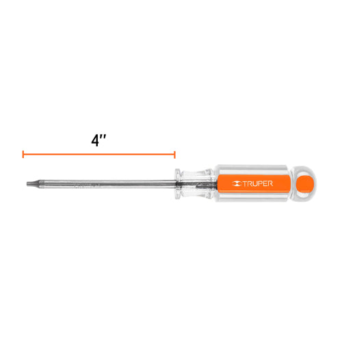 Desarmador Torx DT-15: Mango ergonómico, punta magnetizada