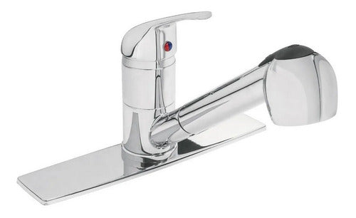 Monomando Para Fregadero Cuello Extraíble Aqua Foset 49685