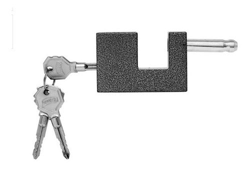 Candado Para Cortinas Metálicas 75 Mm Extra Seguridad Mod. T