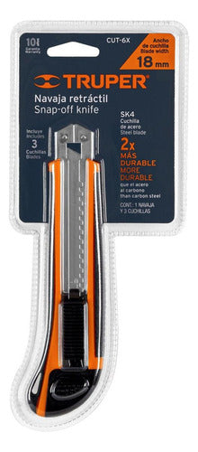 Cutter Profesional Con Alma De Metalica Y Grip Cut-6x