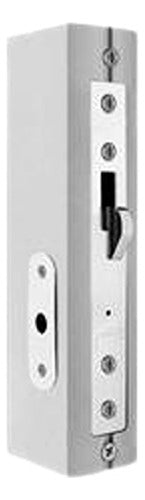 Cerradura Mod. 455 Acabado Gris Para Aluminio