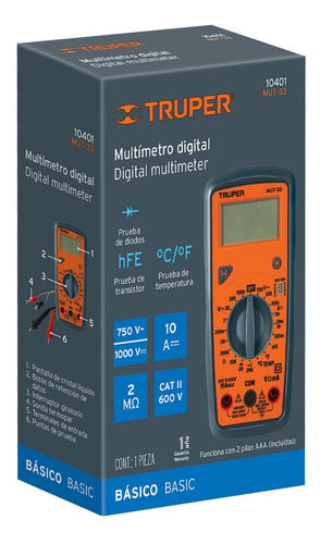 Multimetro Digital Mut-33