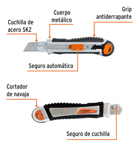 Cutter Reforzado 7' Truper Expert 17902