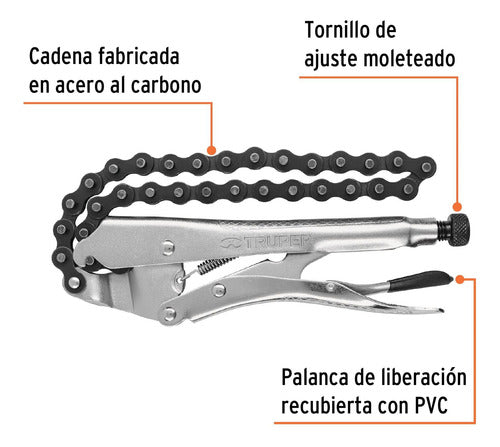 Pinza De Presion Con Cadena Ppt-cad