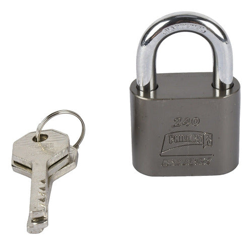 Candado De Acero 40mm Extra Seguridad Mod. 240