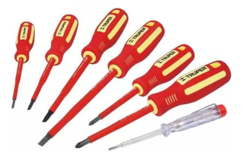 Juego 6 Desarmadores Dieléctricos Truper A14196