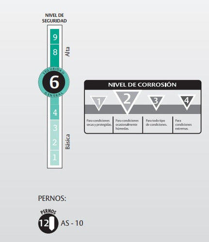 Candado Para Cortinas Metálicas 71mm Alta Seguridad Mod. As-