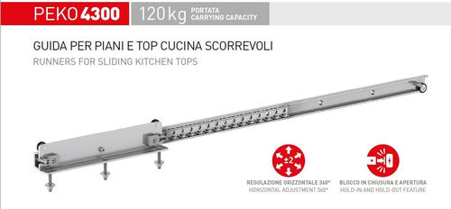 4300.900 Guia Lateral Cubierta 900mm 120kg