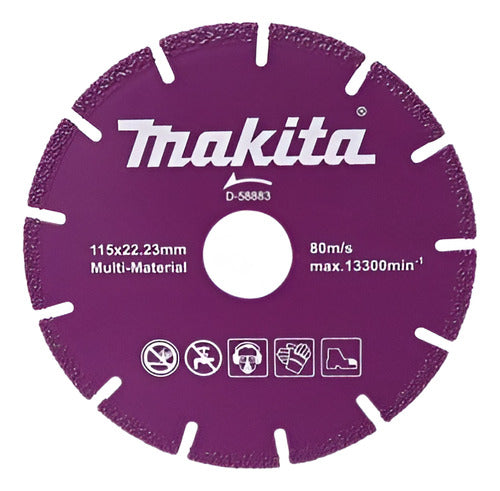 Disco Diamantado Multimateriales D-58883