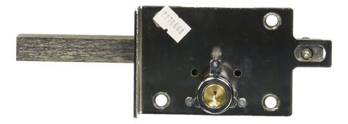 Cerradura Barra Fija Cromo 800 Phillips Izquierda