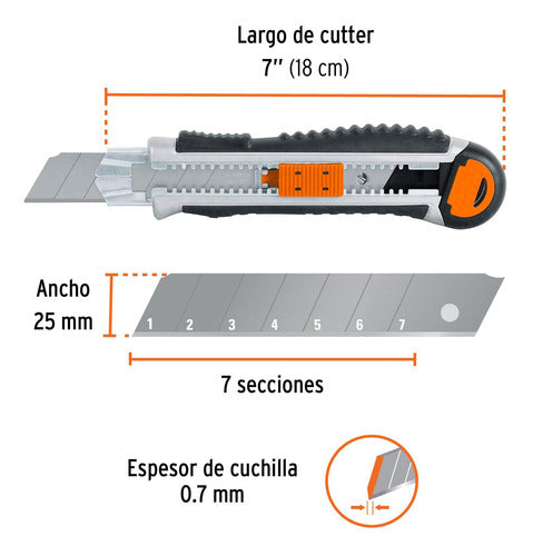 Cutter Reforzado 7' Truper Expert 17902