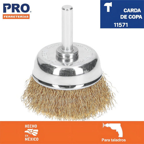 Carda De Copa, Alambre Grueso, 1-3/4 Para Taladro 11571