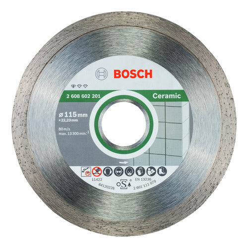 Disco De Diamante 4 1/2 Bosch Gris Oscuro