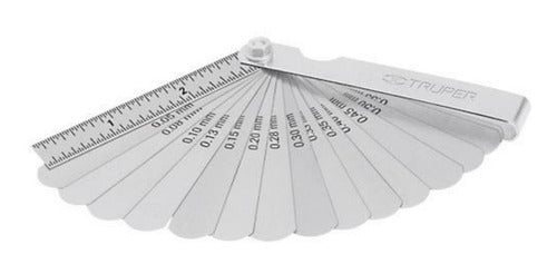 Calibrador Bujias 15 Hojas Truper 14395