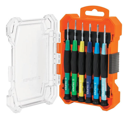 Juego Con Desarmadores De Precisión, 6 Piezas