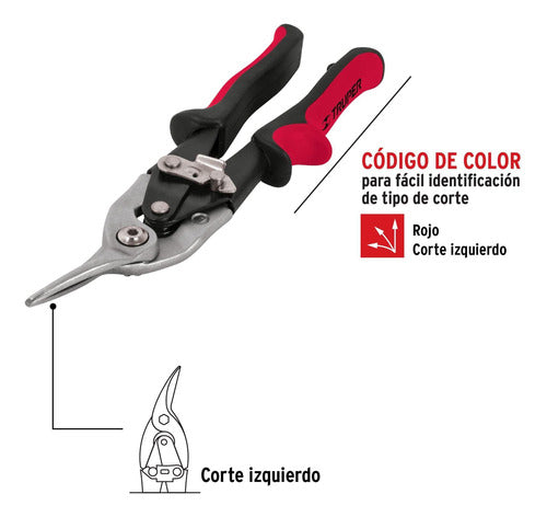 Tijera Aviacion Izquierda Truper 18534
