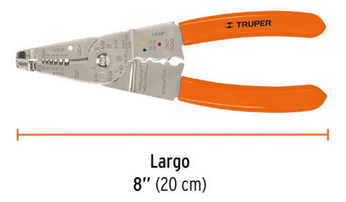 Pinza Pela Cable Pe-ca-8