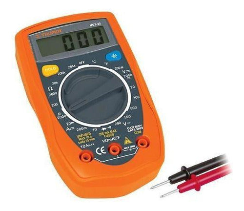 Multimetro Digital Prof. 500 V Truper 10401