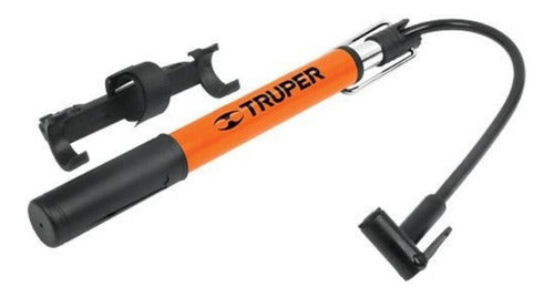 Bomba Inflar Mini Bicicleta Truper 13790  Naranja Oscuro
