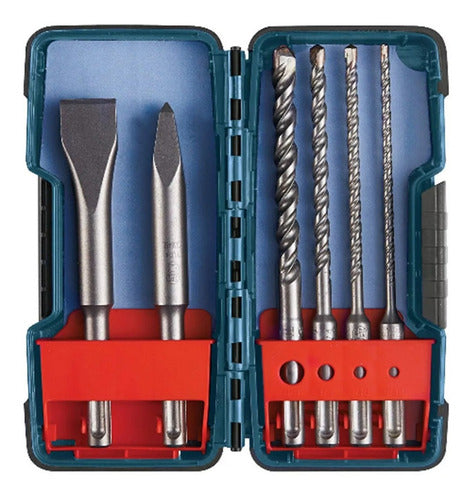 Kit Brocas Y Cinceles Sds-plus 6 Pza 2610022926 Bosch