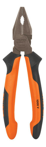 Pinza Electricista 8'' Comfort Grip Truper Expert 17330