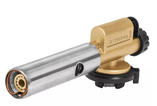 Boquilla Gas 1/4 Vuelta Encendido Electronico Truper 11987