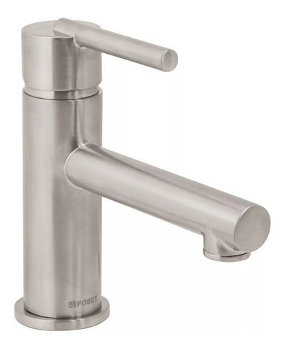 Monomandos Para Lavabo Nariz Recta Foset 49940 Envío Gratis Plateado