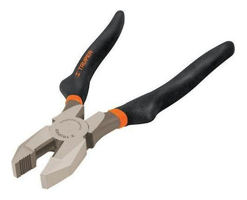 Pinza Profesional Electricista 9'', Mango Vinil Truper 17305