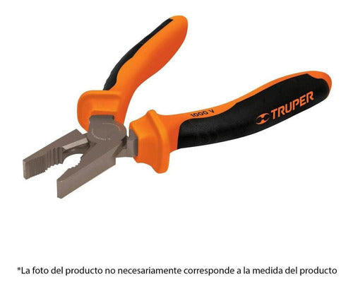 Pinza Electricista 7'' Comfort Grip Truper Expert 17329
