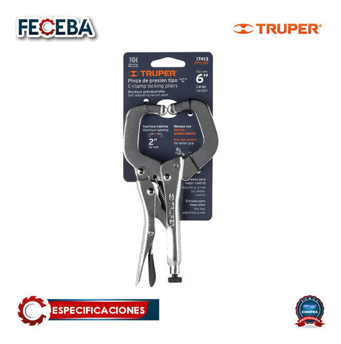 Pinza  C  De Presion 6  Ppc-6r