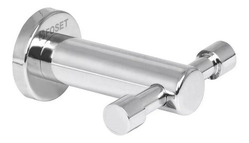 Gancho Doble Element Cromado Foset 49667
