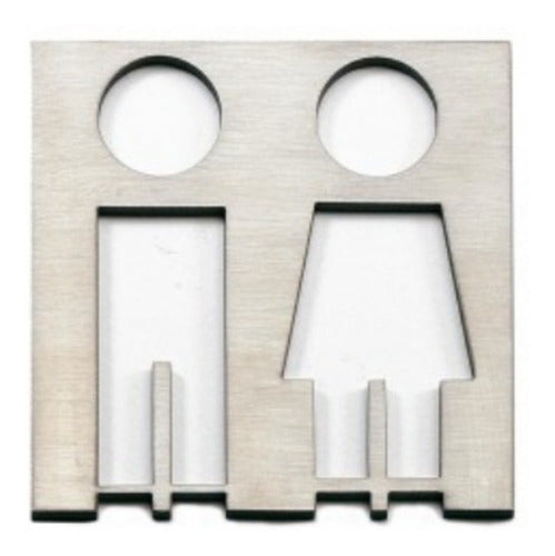 Señalética Wc Mixto