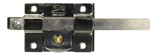 Cerradura Barra Fija Cromo 800 Phillips Izquierda