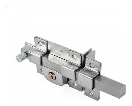 Cerradura Barra Fija Cromo 800 Phillips Izquierda