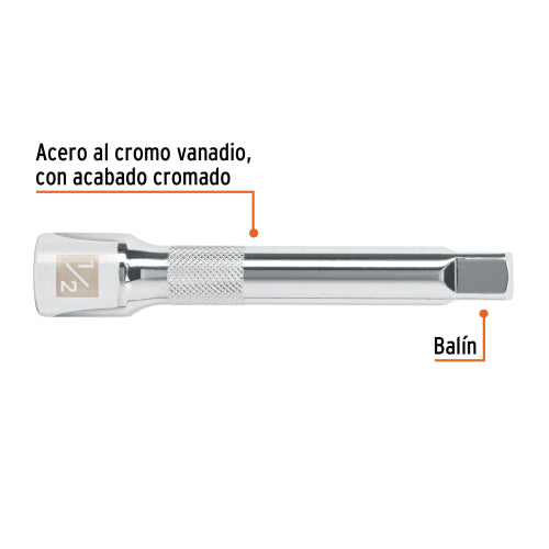 Extensión de Acero al Cromo Vanadio 1/2x5" E-5461