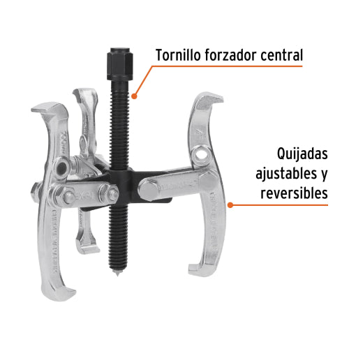 Extractor de Poleas 3 Quijadas EX-P4 | Acero Cromo Vanadio