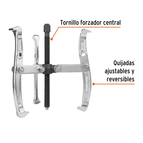 Extractor de Poleas 3 Quijadas EX-P6 | Herramientas Duraderas
