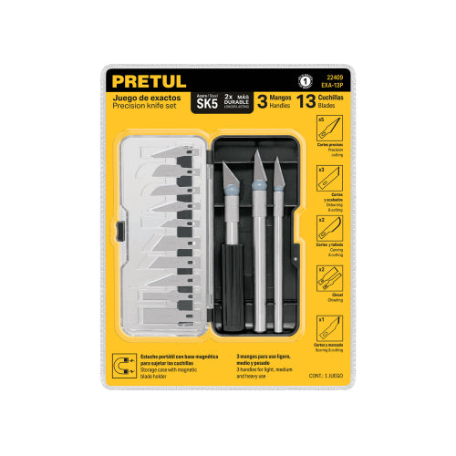 Juego de Cuchillas SK5 Hobby Pretul EXA-13P | Herramientas Duraderas